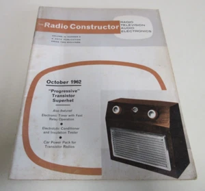 The Radio Constructor - Volume 16, Number 3 - 80 Pages - Vintage - October 1962 - Picture 1 of 23