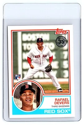 2018 Topps Update Series '83 Topps Design #83-47 Rafael Devers RC BOSTON RED SOX - Image 1 of 2