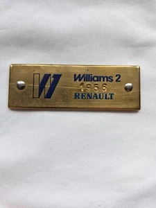 Renault Clio Williams 2.0 1,8 16 V ARMATURENBRETT nummeriertes Schild 1956 - Bild 1 von 2