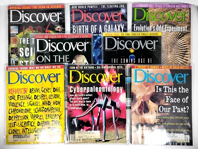 Discover Magazine Lot of 8 January - May October November December 1997 - Image 1 of 4