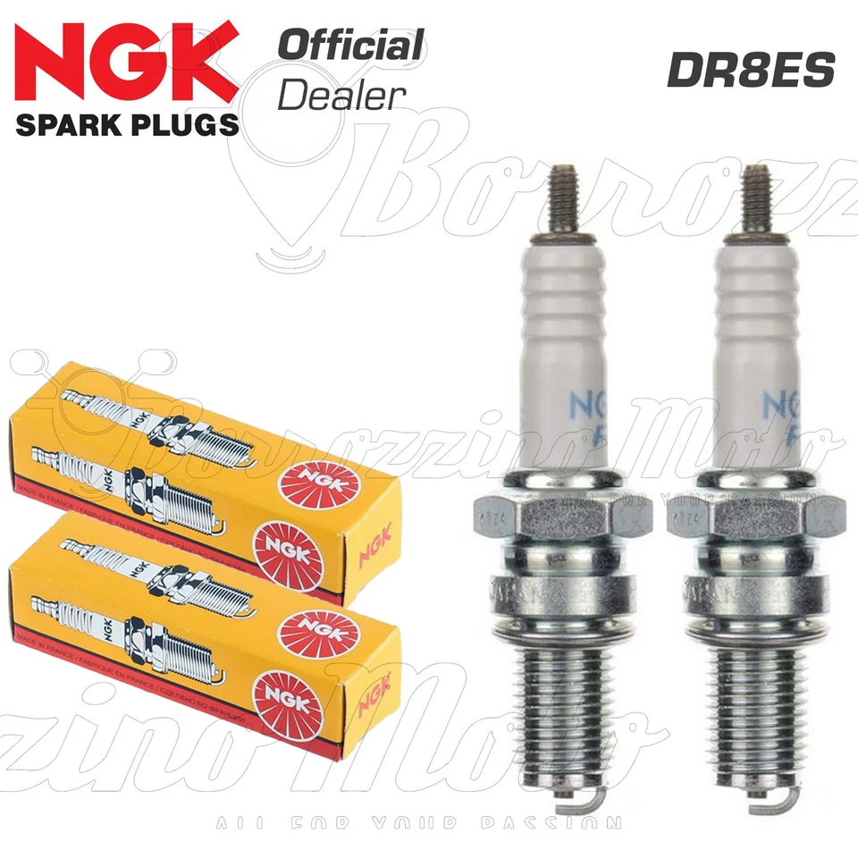 3 Bougies NGK DR8ES Kawasaki GT 550 550 1983 > 1989 Foto 1 de 1