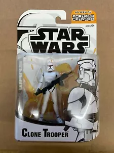 Star Wars Clone Wars Cartoon Network Clone Trooper Hasbro New Sealed - Picture 1 of 3