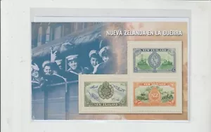 Nuevba Zelanda 70 Aniversario II Guerra mundial Hoja Recuerdo época (GS-807) - Foto 1 di 1