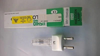 Lámpara halógena de escenario y estudio EGR USHIO 750W 120V Foto 1 de 2