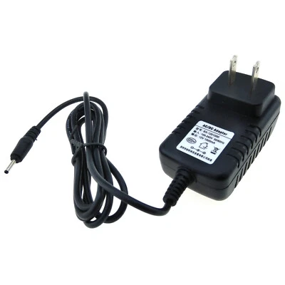 Adaptador de alimentação 12V1A conector 2,5 x 0,7 mm EUA plugue adaptador DC tablet roteador carregador - Imagem 1 de 4