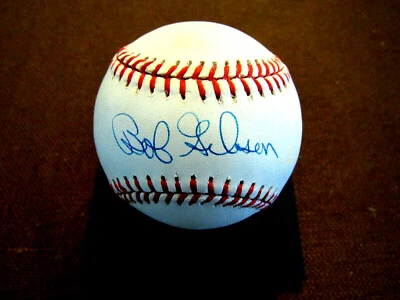 BOB GIBSON CY YOUNG ST LOUIS CARDINALS HOF SIGNED AUTO VINTAGE ONL BASEBALL JSA - Image 1 of 3