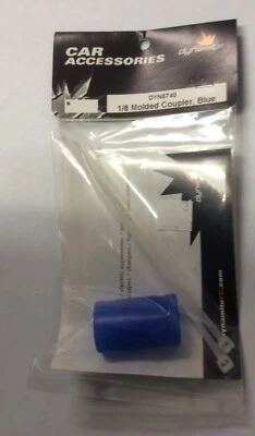 Dynamite 1/8 Molded Coupler, Blue # Dyn8740 - Image 1 of 2