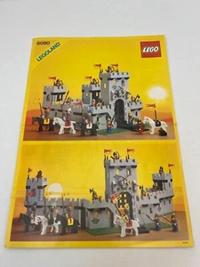 LEGO ® instrucciones de construcción Legoland Ritter Castle 6080 Kings Cas sin perforar Like NEW 222 - Imagen 1 de 1