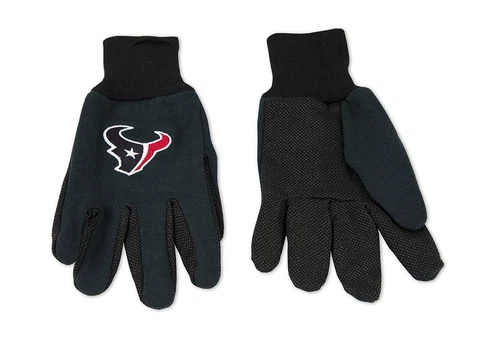 NFL Houston Texans Two-Tone Utility Gloves New Style (Pair) Cover
