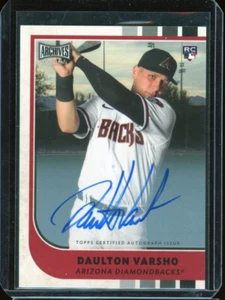 2021 Topps Archives DAULTON VARSHO rookie RC autograph AUTO - Picture 1 of 2