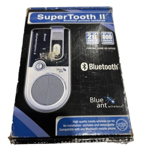 SuperTooth II Blue Ant: Bluetooth Handsfree Kit *untested - Zdjęcie 1 z 8