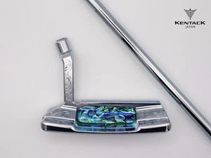 KENTACK JAPAN Putter DragonEyes  (螺鈿京都彫り) Steelshaft - Picture 1 of 6