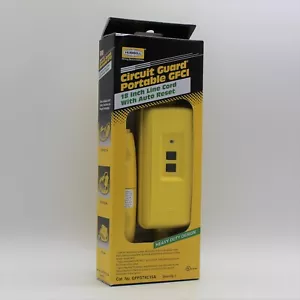 Cable de línea portátil protector de circuito HUBBELL GFCI 18" con restablecimiento automático - Imagen 1 de 5