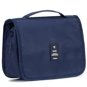 Hanging Travel Toiletry Bag Women's Cosmetic Organizer Makeup Pouch Men's Dopp K - Picture 1 of 6