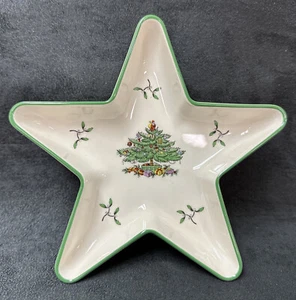 Spode CHRISTMAS TREE Small Star-Shaped Dish 5 7/8 inches - Picture 1 of 4
