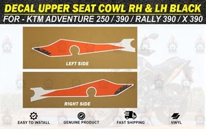 Capucha del asiento superior negro "calcomanía derecha y derecha para KTM Adv... - Imagen 1 de 7