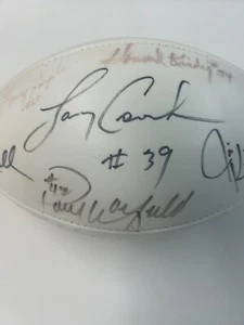 Miami Dolphins 1972 Super Bowl Team - Autographed Wilson football With JSA COA - Picture 1 of 14