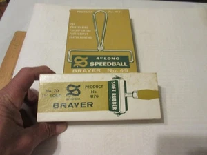 (2 Stück) - Brayer 4170 & 4121 Speedball Deluxe Weichgummi - Bild 1 von 20