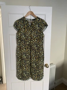Jaeger Linen camo Women’s Dress - Picture 1 of 2