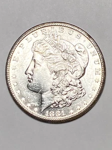 1881-S MORGAN Silver Dollar $1 BU Brilliant Uncirculated Condition 90% Silver! - Picture 1 of 7