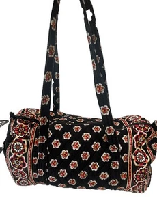 Vera Bradley Pirouettere Retired Duffel Bag Black - Picture 1 of 12
