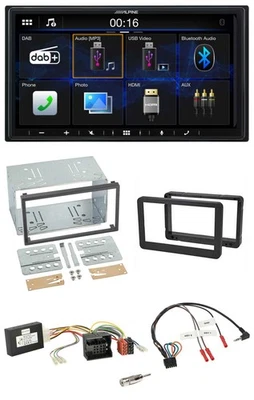 Alpine Bluetooth 2DIN Lenkrad DAB USB Autoradio für Alfa Romeo Brera 159 Spider - Bild 1 von 4