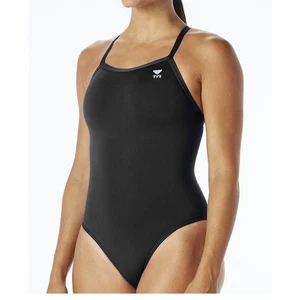 TYR One Piece Swimsuit Size 30 (S) Black Diamond Fit / Xtra Life- Chl. Resistant - Picture 1 of 7