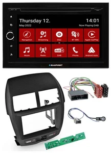 Blaupunkt MP3 DVD Bluetooth DAB 2DIN USB Autoradio für Mitsubishi ASX 2010-2014 - Bild 1 von 10