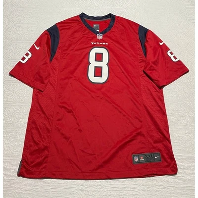 Camiseta de fútbol americano Nike Houston Texans Schaub #8 NFL roja XXL 2XL Foto 1 de 4