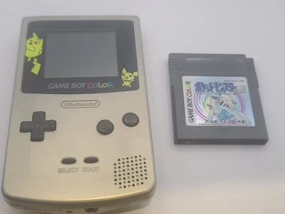 Auténtico Gameboy Color Pokémon Edición Centro Plata/Dorado + Pokemon Plata (JP) Foto 1 de 4