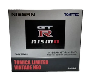 Tomytec Tomica Limited Vintage Neo Nissan GT-R NISMO 2022 Silver LV-N254d 1:64 - Picture 1 of 1