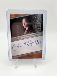 2024 Tara Fitzgerald as Selyse Baratheon Game of Thrones Quotable Autograph Card - Picture 1 of 2