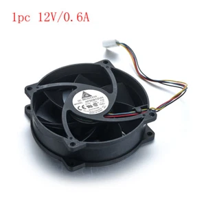 CHEERBRIGHT 1pc DC 12V Brushless Round Cooling Fan Ball Bearing 4 pins Connector - Photo 1/5