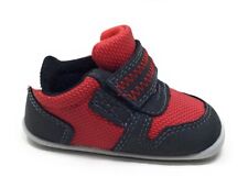 Carters Baby Boys Jamison Hook Strap Sneakers Black Red Size 3T