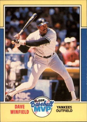 1988 Fleer Baseball MVP's #43 Dave Winfield - NM-MT - Image 1 of 2