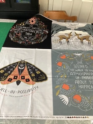 Moda Gingiber Dwell in Possibilities  Cotton  Fabric  Large Panel 35”   by WOF - Image 1 of 4