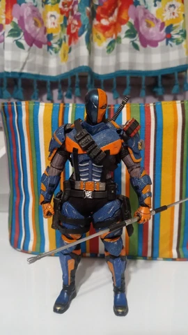 mezco 1/12 Custom Arkham Origins Deathstroke Mixmax hades Batman DC Joker Cover