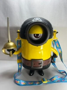 BIG Popcorn Bucket Pirate Minion Stuart USJ Length: 27cm Width: 27cm - Picture 1 of 10