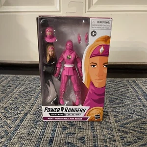 Power Rangers Lightning Collection Mighty Morphin Ninja Rosa Ranger Hasbro NUOVO - Foto 1 di 7