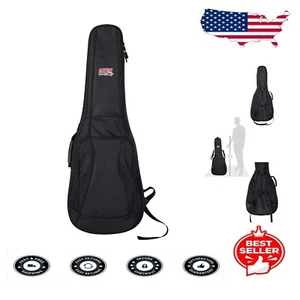 Versatile Black Guitar Gig Bag for All Types - 3.4 lbs, Stylish and Functional - Picture 1 of 12
