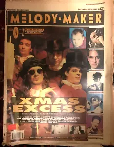Vintage 1980s Melody Maker Music Magazine, - Picture 1 of 1