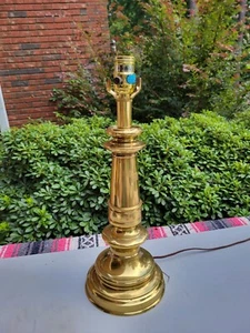 Vintage Brass Stiffel Table Lamp Heavy 1950's - Picture 1 of 5