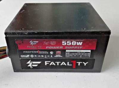 OCZ Fatal1ty 550W ATX PC Desktop Computer Power Supply Model Number: OCZ550FTY - Image 1 of 4