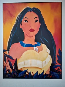 DOS RARAS LITOGRAFÍAS DE POCAHONTAS DE DISNEY STUDIOS JUNIO/1995 - Imagen 1 de 3