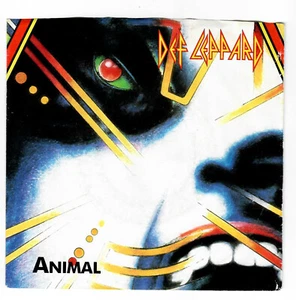 45RPM, DEF LEPPARD , ANIMAL ' M- ' PIC SLEEVE VG+ ' ROCK - Picture 1 of 4