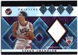 TYSON CHANDLER 2003-04 03/04 Topps Pristine Gems Relics Game Used Jersey Card ( - Picture 1 of 2