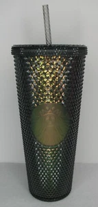 Starbucks Black Studded Tumbler Herbst 2020 Iridescent Halloween Spiked 24Oz ~LESEN - Bild 1 von 6