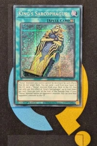 MP24-EN125 King's Sarcophagus Prismatic Secret Rare 1st YuGiOh - Imagen 1 de 3