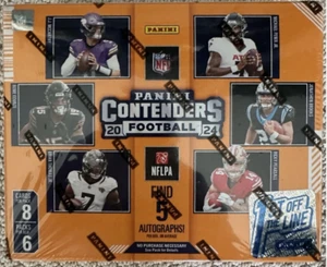IN HAND 2024 Panini Contenders FOTL Football Hobby Box Factory Sealed 5 Autos - Bild 1 von 1