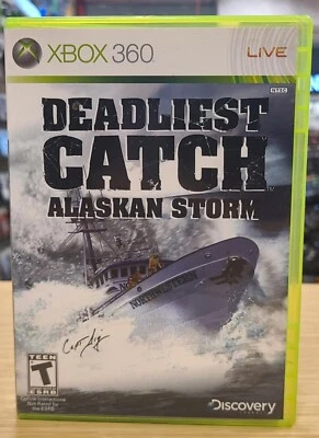 Deadliest Catch: Alaskan Storm (Microsoft Xbox 360, 2008) Complete and Tested - Image 1 of 4